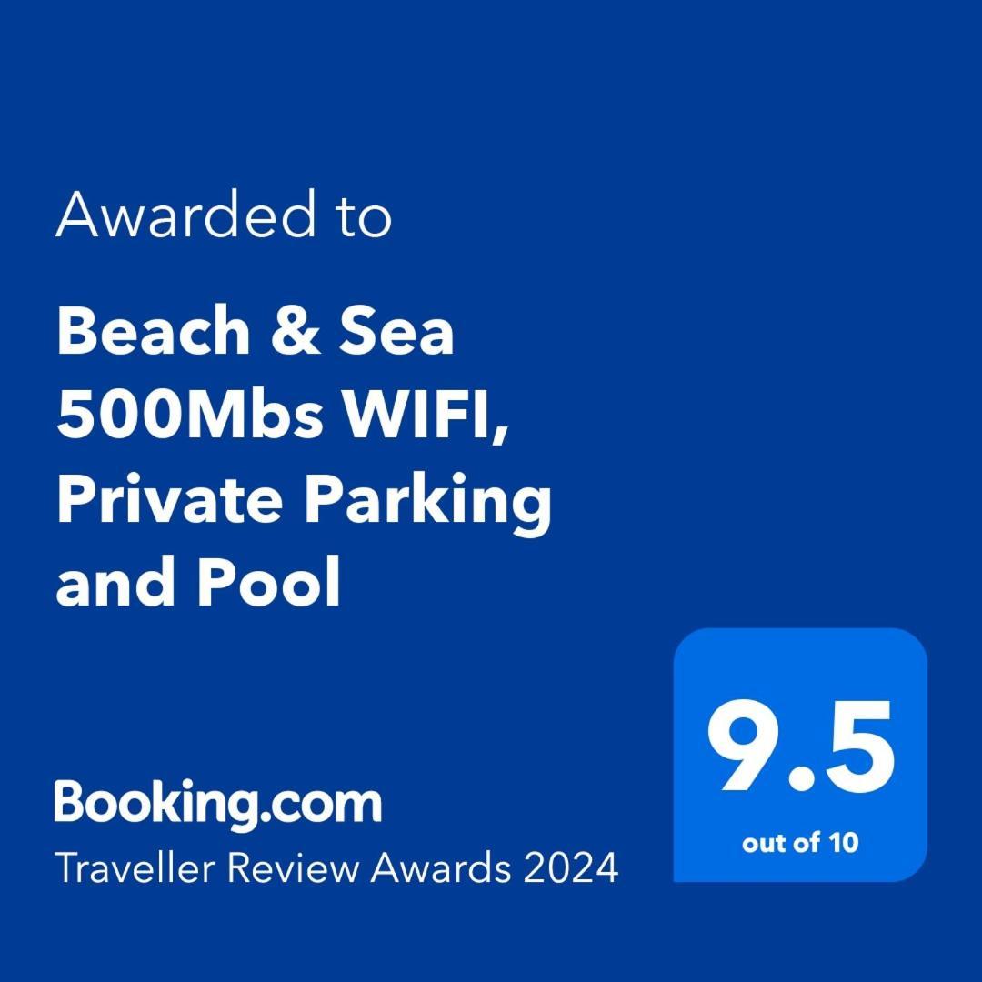 Beach & Sea Apt, Fast Wifi, Airco, Private Parking And Pool Portimao Exterior photo